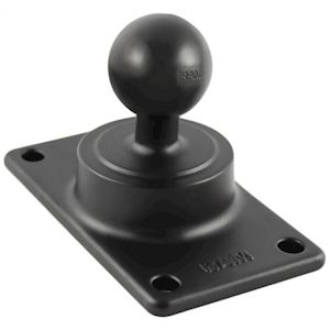 Half VESA 2.81" x 5" Rectangle Base with 1.5" Ball